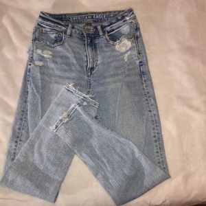 American Eagle Acid Wash Boyfriend Jeans